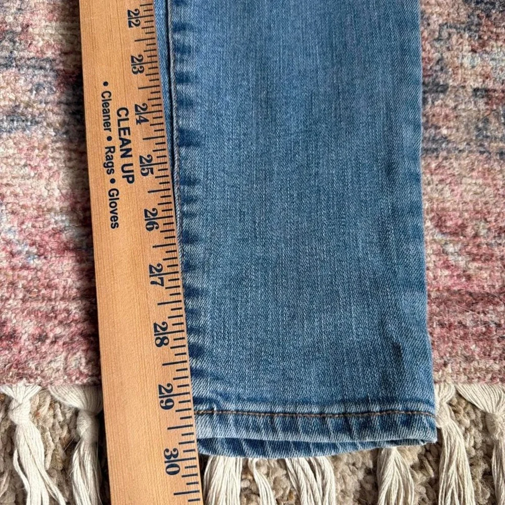 NWT William Rast Light Wash High Rise‎ Skinny Jeans Womens 28 Ripped Distressed